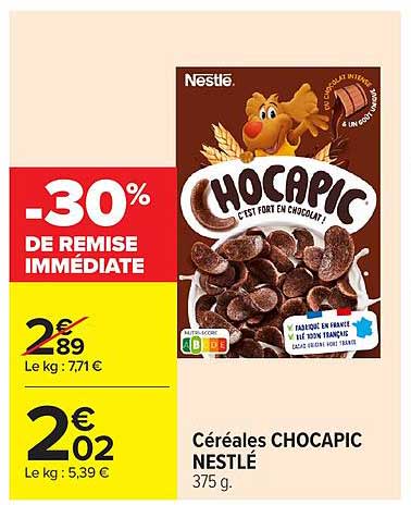 Céréales CHOCAPIC NESTLÉ