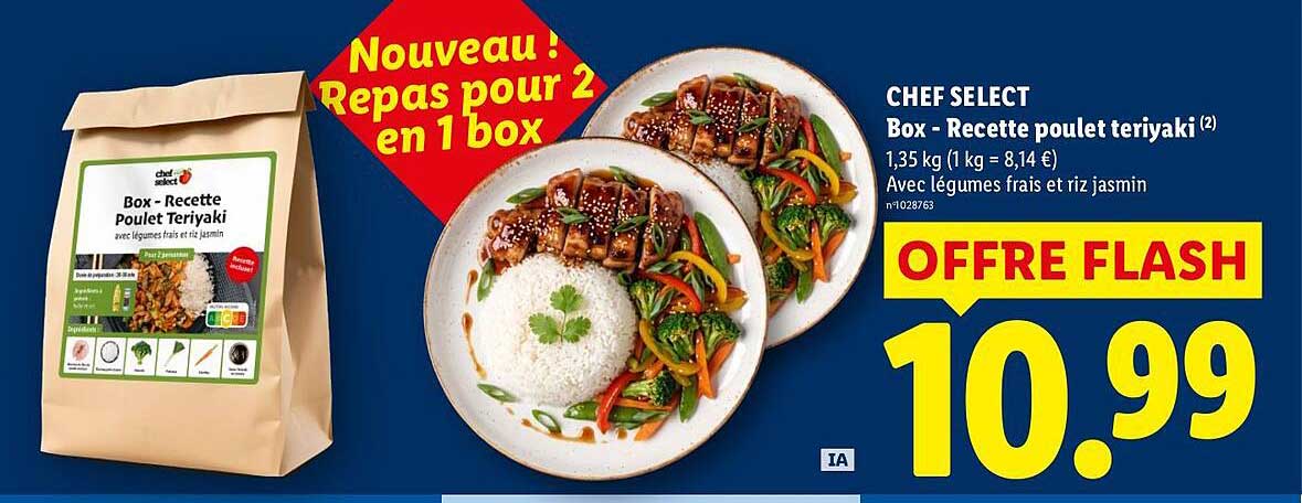 CHEF SELECT Box - Recette poulet teriyaki
