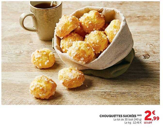 CHOUQUETTES SUCRÉES (1KG)