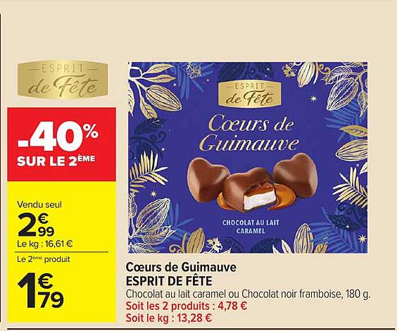 Cœurs de Guimauve ESPRIT DE FÊTE