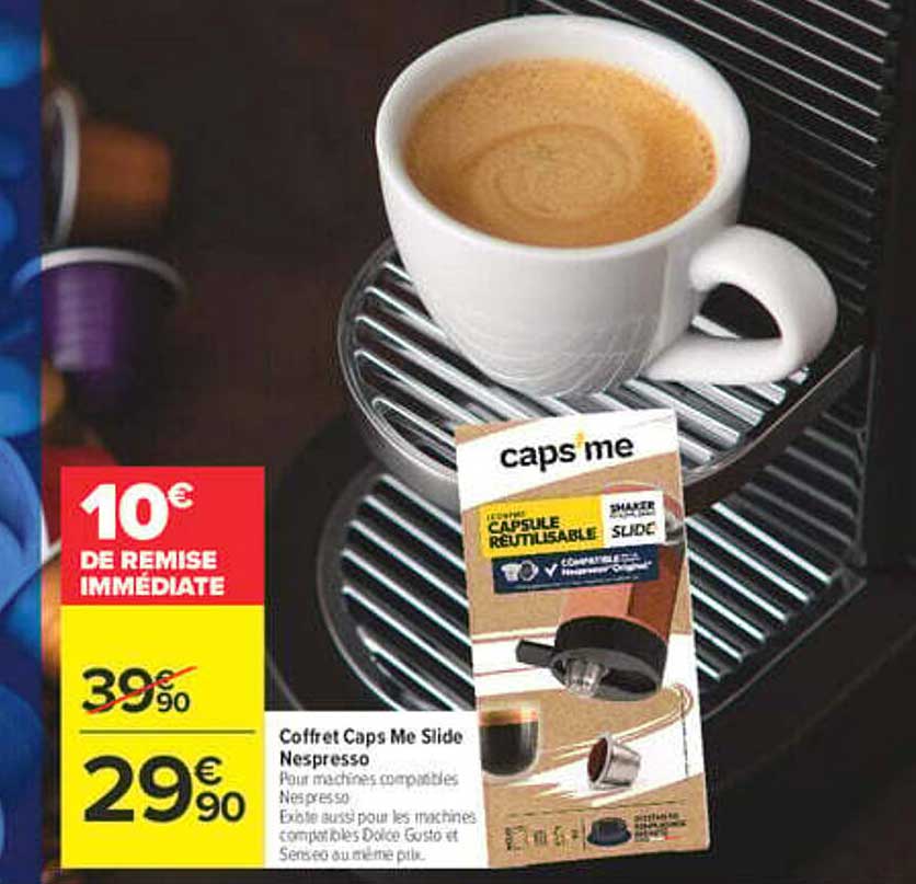 Coffret Caps Me Slide Nespresso