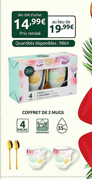 COFFRET DE 2 MUGS