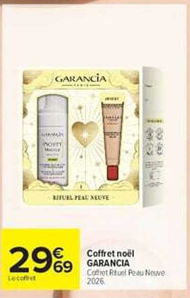 Coffret noël GARANCIA Coffret Rituel Peau Neuve 2026