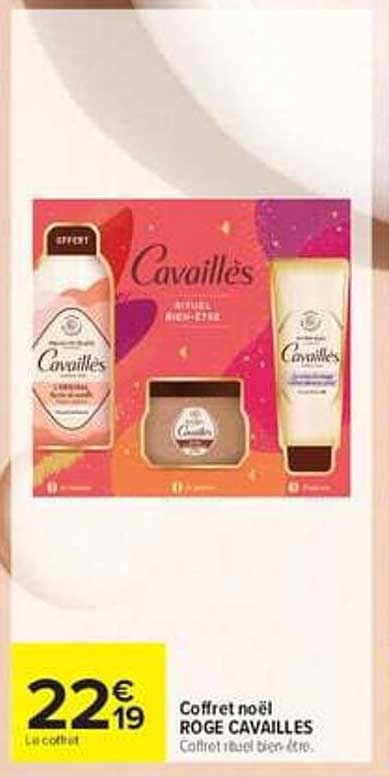Coffret noël ROGE CAVAILLÈS Coffret rituel bien-être