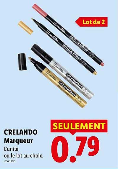 CRELANDO Marqueur