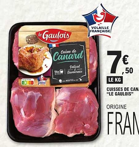 Cuisses de canard “Le Gaulois”