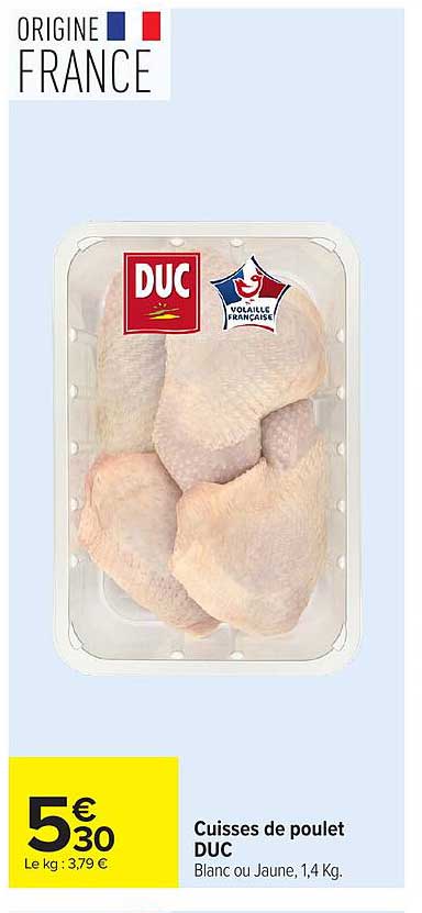 Cuisses de poulet DUC