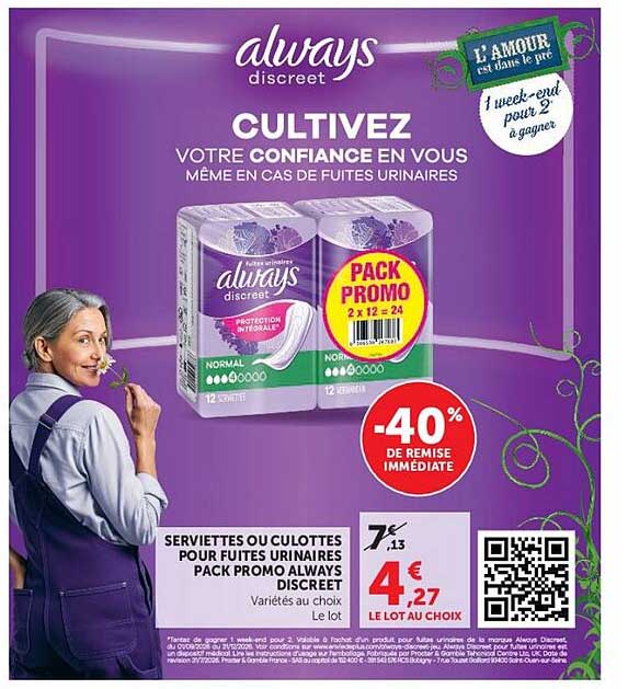 CULTIVEZ VOTRE CONFIANCE EN VOUS MÊME EN CAS DE FUITES URINAIRES