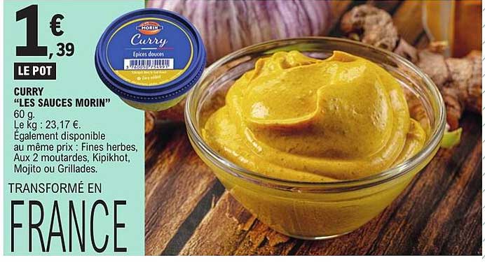 CURRY “LES SAUCES MORIN”