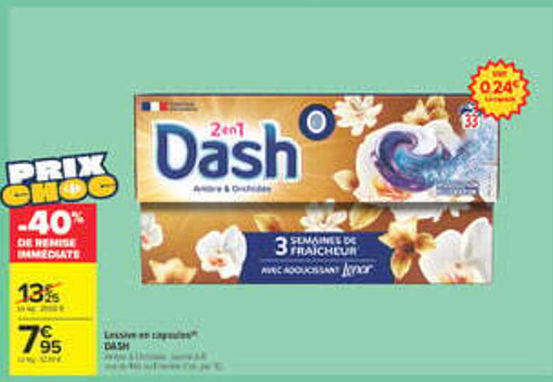 Dash 2 en 1 Active & Douceur