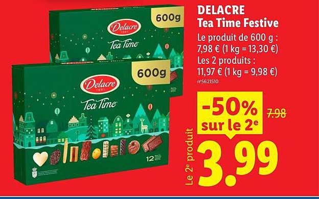 DELACRE Tea Time Festive