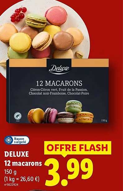 DELUXE 12 macarons 150 g