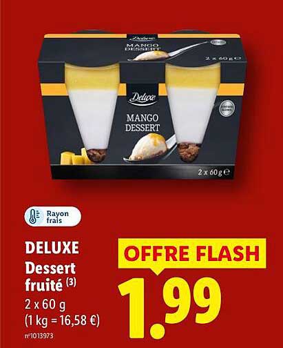 DELUXE Dessert fruité (3)