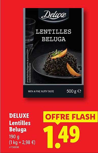 DELUXE Lentilles Beluga