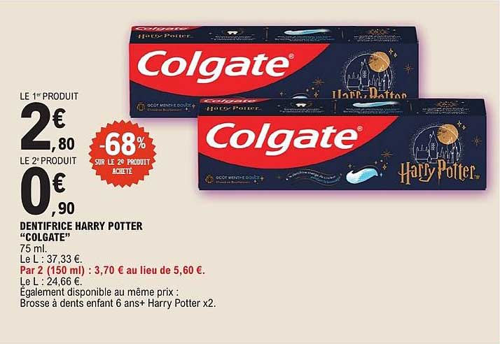 DENTIFRICE HARRY POTTER “COLGATE”