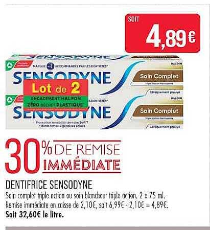 DENTIFRICE SENSODYNE