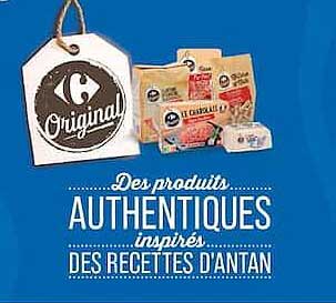 Des produits AUTHENTIQUES inspirés DES RECETTES D'ANTAN