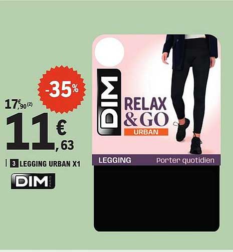 DIM RELAX & GO URBAN LEGGING porter quotidien