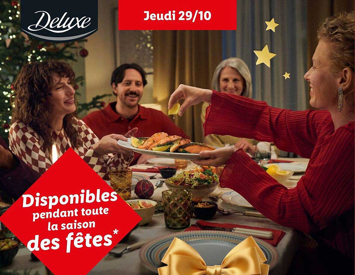 Disponibles pendant toute la saison des fêtes*