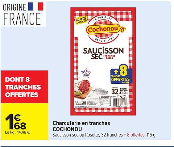 DONT 8 TRANCHES OFFERTES