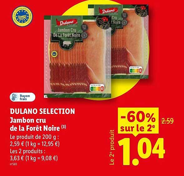 DULANO SELECTION Jambon cru de la Forêt Noire (3)