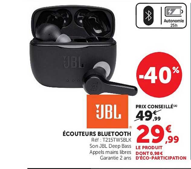 ÉCOUTEURS BLUETOOTH