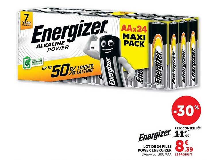 Energizer AA x24 MAXI PACK