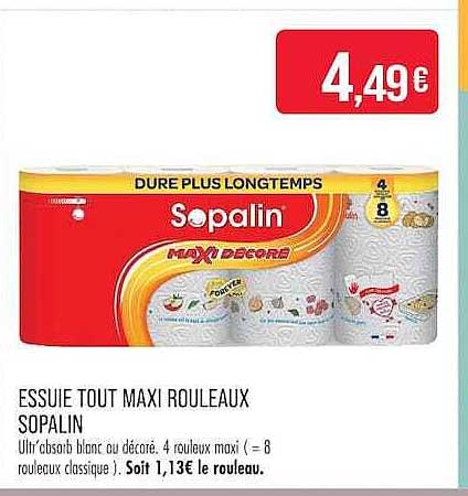 ESSUIE TOUT MAXI ROULEAUX SOPALIN