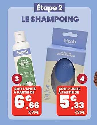 Étape 2 LE SHAMPOING