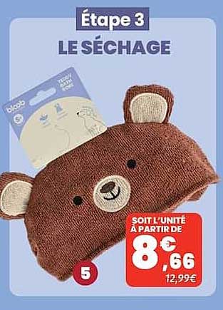 Étape 3 LE SÉCHAGE