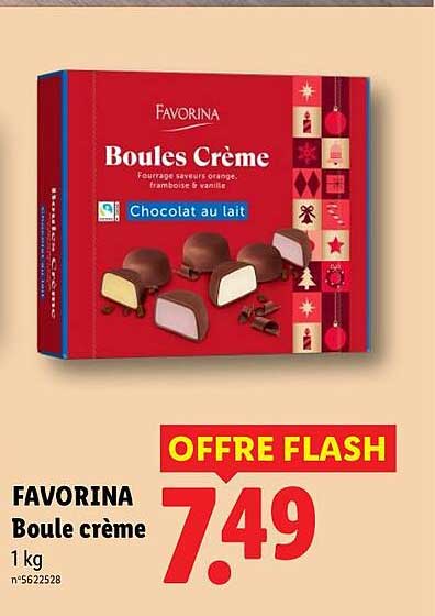 FAVORINA Boule crème 1 kg