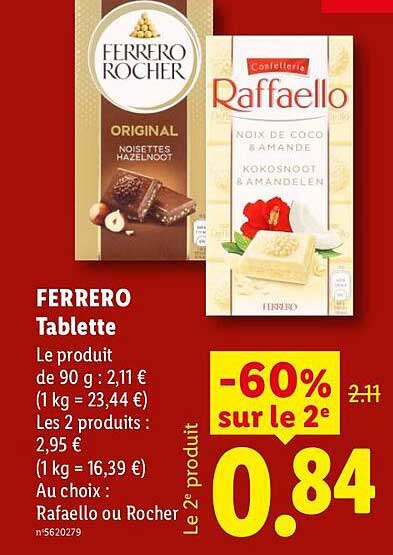 FERRERO Tablette