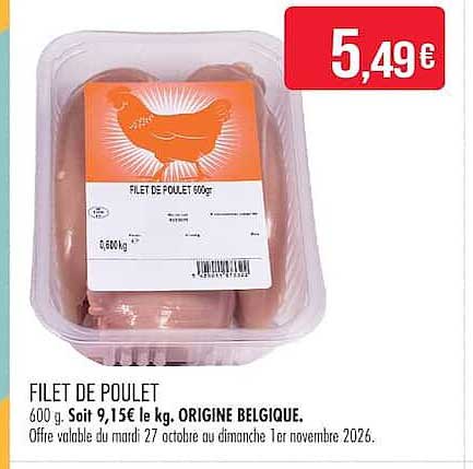 FILET DE POULET