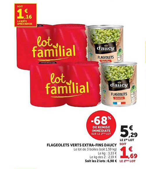 FLAGEOLETS VERTS EXTRA-FINS DAUCY