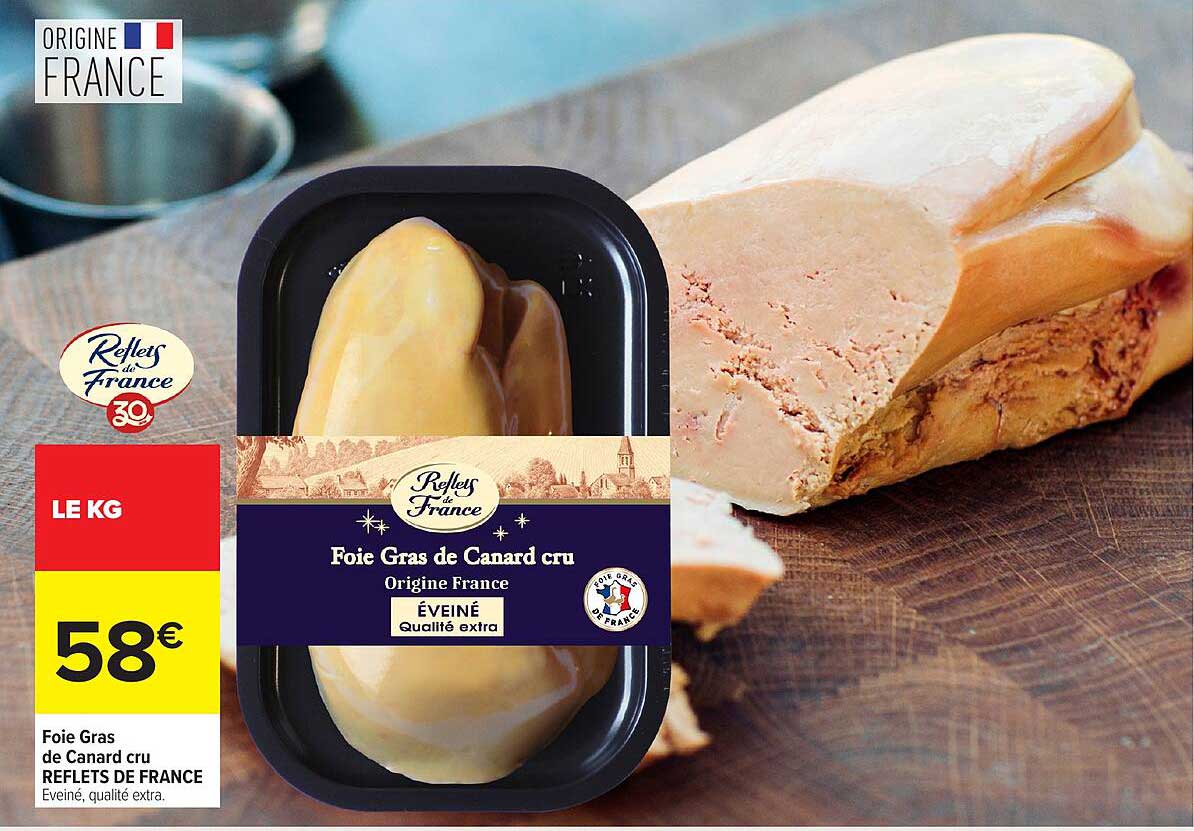 Foie Gras de Canard cru REFLETS DE FRANCE