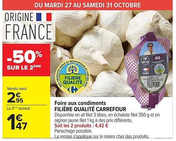 Foire aux condiments FILIÈRE QUALITÉ CARREFOUR