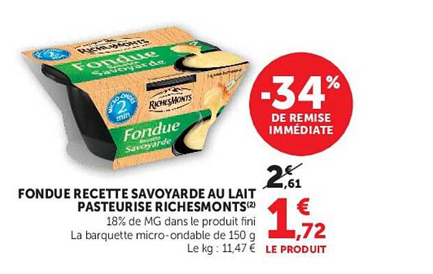 FONDUE RECETTE SAVOYARDE AU LAIT PASTEURISE RICHEMONTS(2)