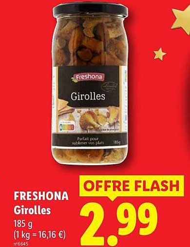 FRESHONA Girolles 185 g