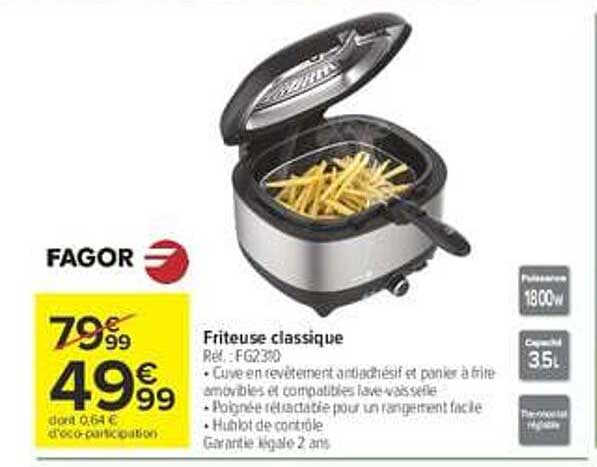 Friteuse classique