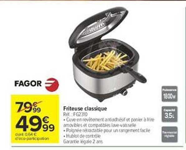 Friteuse classique