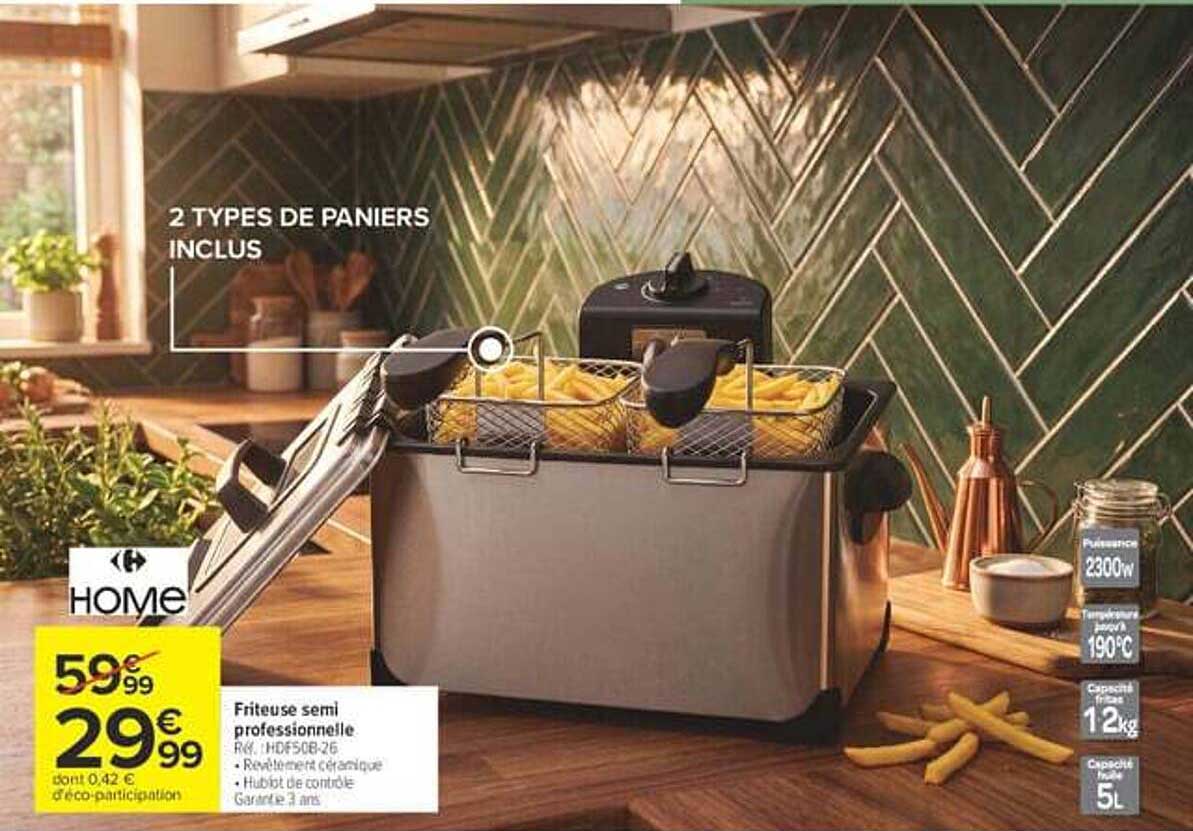 Friteuse semi professionnelle