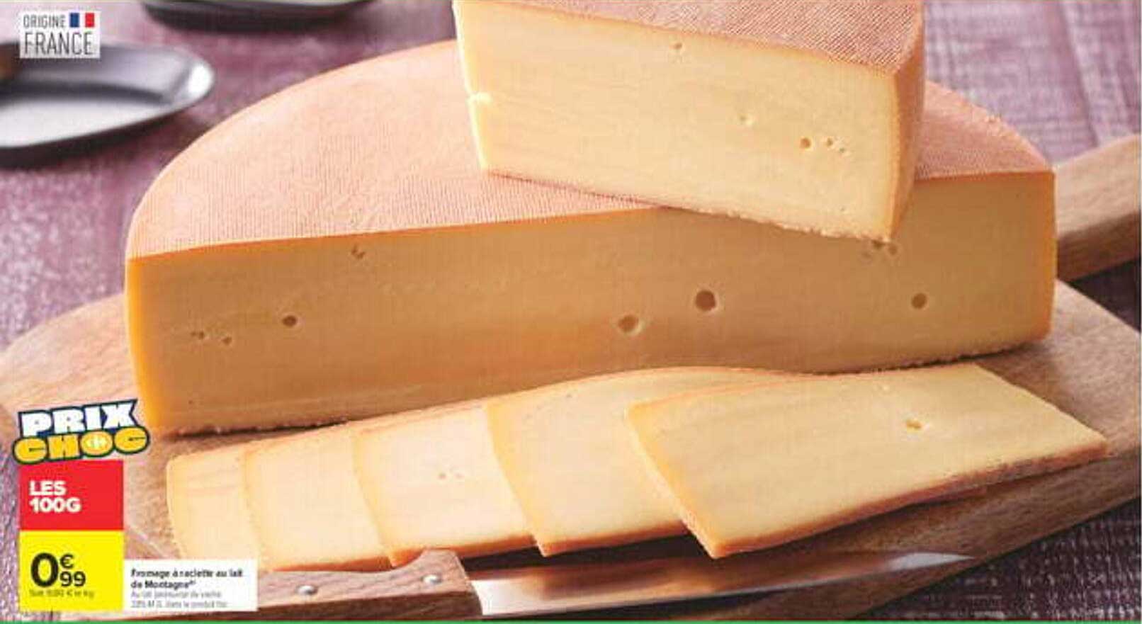 FROMAGE D'ALPAGE AU LAIT DE MONTAGNE