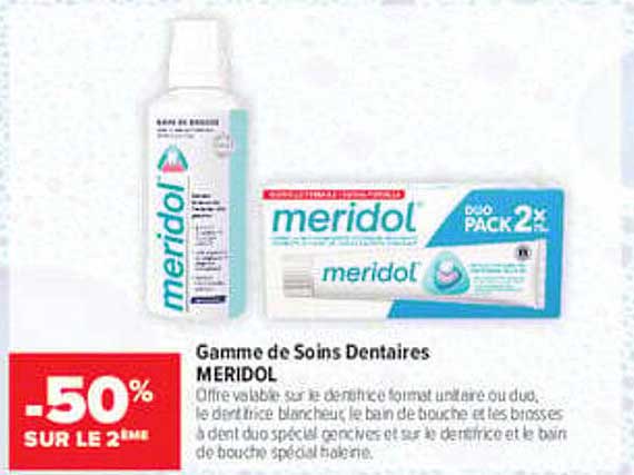 Gamme de Soins Dentaires MERIDOL