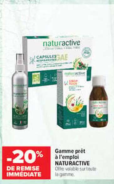 Gamme prête à l’emploi NATURACTIVE