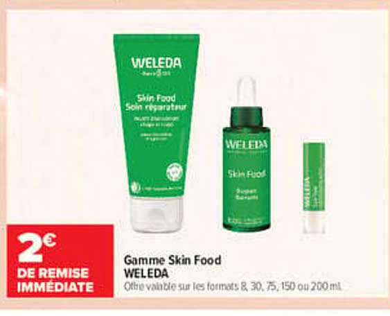 Gamme Skin Food WELEDA