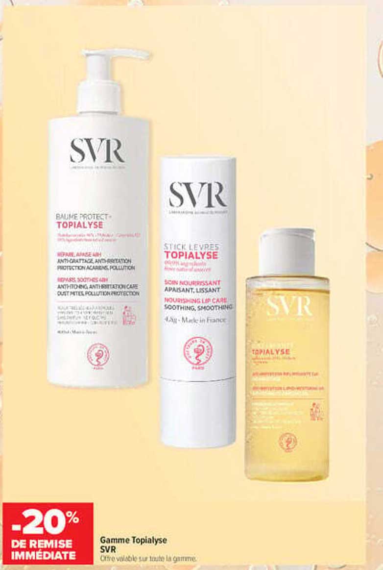 Gamme Topialyse SVR