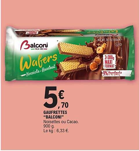 GAUFRETTES "BALCONI"