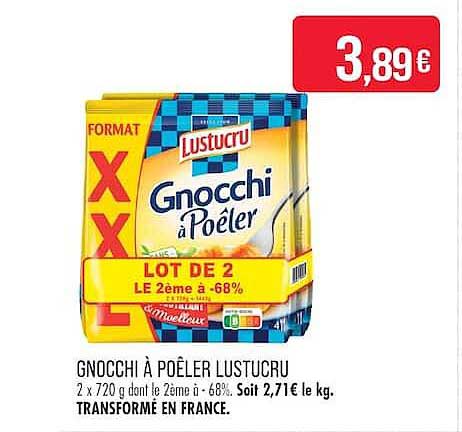 GNOCCHI À POÊLER LUSTUCRU