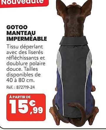GOTOO MANTEAU IMPERMÉABLE