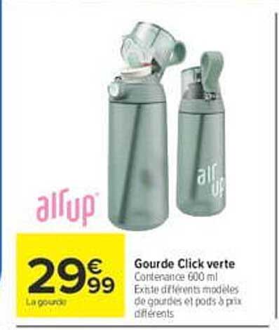Gourde Click verte